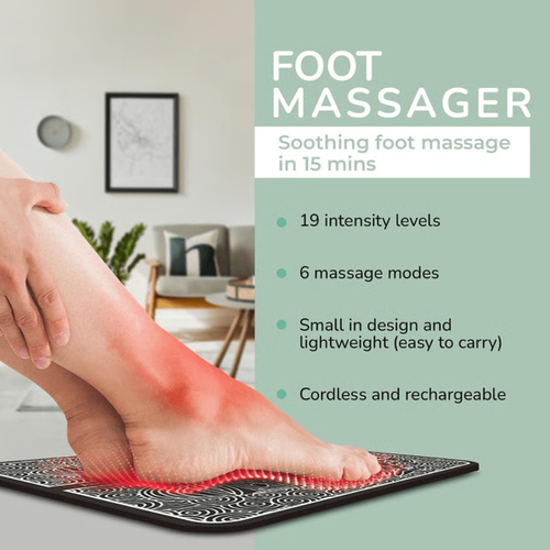 EMS Foot Massage Mat with Acupoints Stimulator