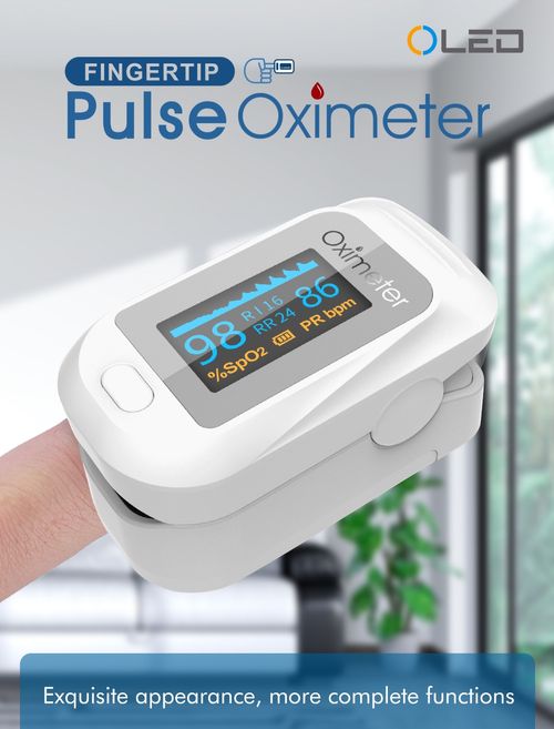 Finger Clip Oximeter Finger Pulse Oximetry Monitor PI Respiratory Rate CE FDA