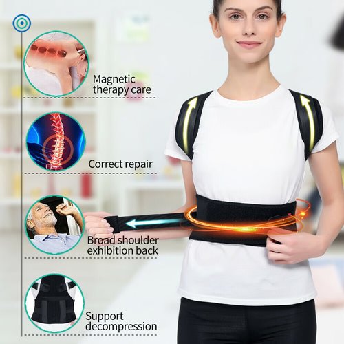 🔥 Straight Back, Confident Look – Posture Corrector Belt for a Perfect You! 💪✨
