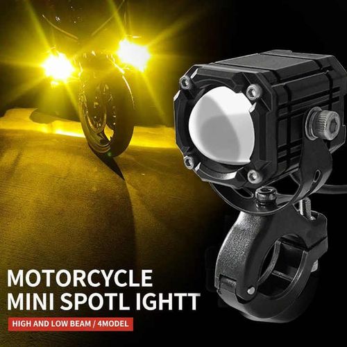 Super motorcycle LED auxiliary spotlight 4 modes, with switch headlight fog light, for electric scooters, off-road vehicles, ATV parts