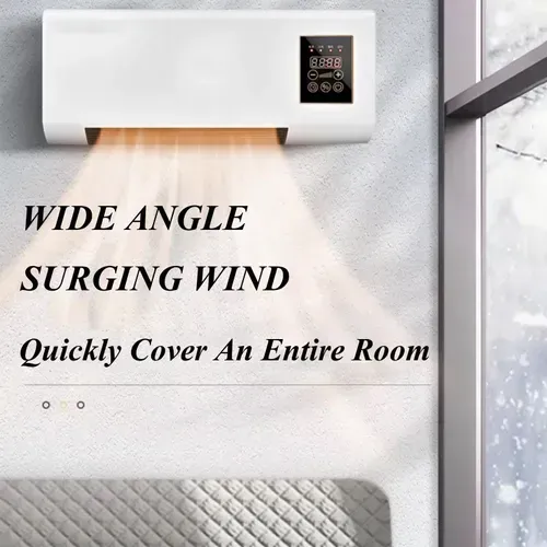 Wall-mounted air conditioner with both cooling and heating modes. It can provide powerful air circulation in a wide angle, quickly covering the entire house. It also has intelligent timing and safety delay functions, making the operation simple. It creates a constant temperature and comfortable environment for your home throughout the year, serving as a companion to enhance your home's happiness.