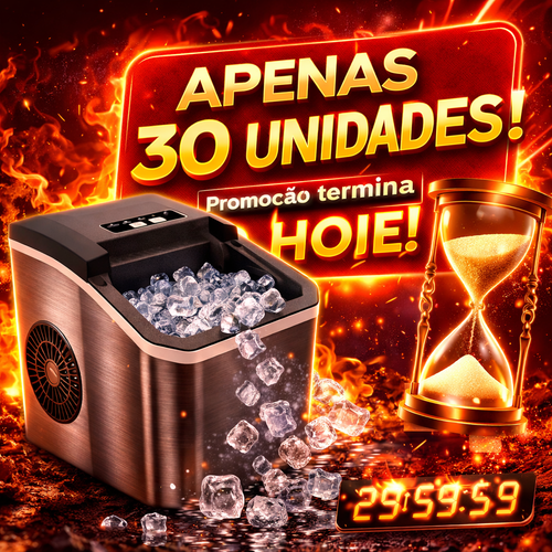 ❄️ Máquina de Gelo Rápida para Casa | Gelo Pronto em Minutos!