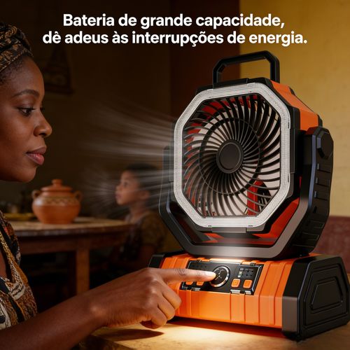 Ventilador portátil: Aproveite a refrescância instantaneamente mesmo com falta de energia em Angola!