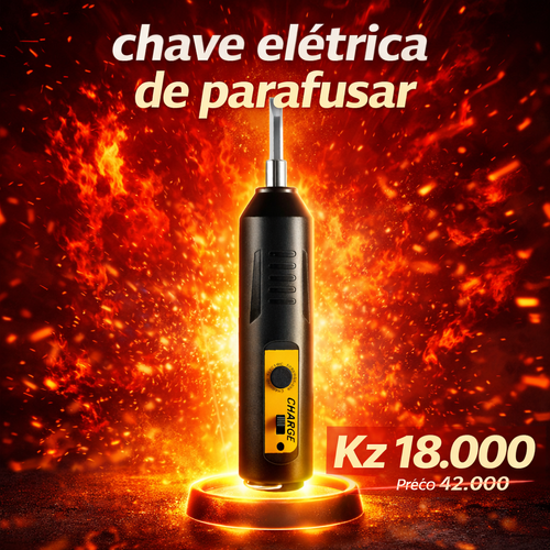🔧 Chave de Fenda Elétrica Portátil – Reparação Fácil em Segundos!