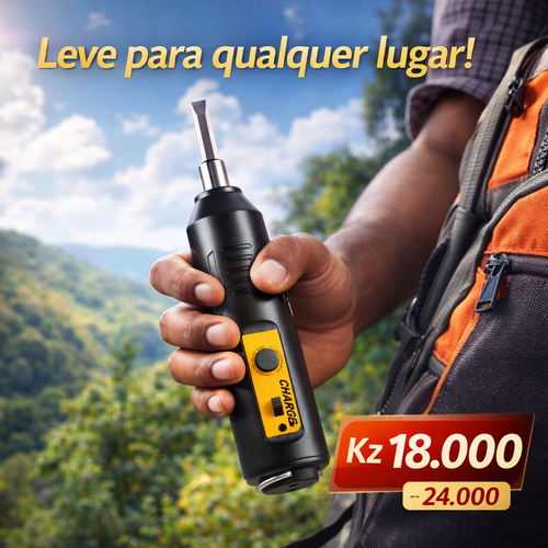 🔧 Chave de Fenda Elétrica Portátil – Reparação Fácil em Segundos!