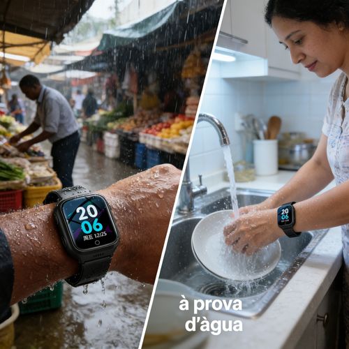 Relógio Inteligente: Tela Clara & Preço Acessível para o Dia a Dia em Angola!