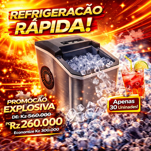 ❄️ Máquina de Gelo Rápida para Casa | Gelo Pronto em Minutos!