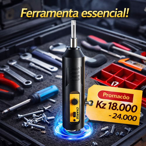 🔧 Chave de Fenda Elétrica Portátil – Reparação Fácil em Segundos!
