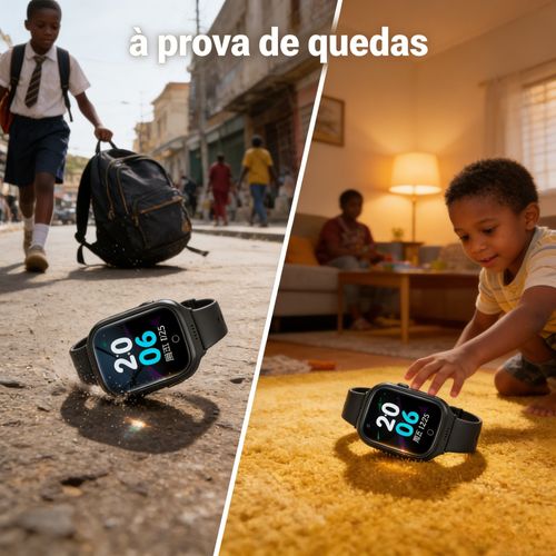 Relógio Inteligente: Tela Clara & Preço Acessível para o Dia a Dia em Angola!