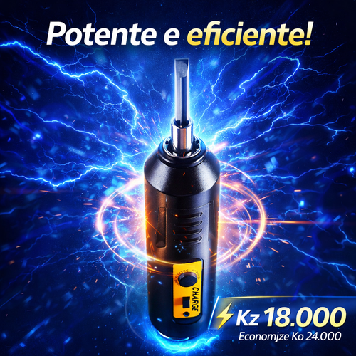 🔧 Chave de Fenda Elétrica Portátil – Reparação Fácil em Segundos!