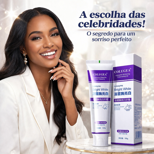 🔥 Clareamento Rápido dos Dentes em 7 Dias | Pasta de Dente Premium com Lisozima