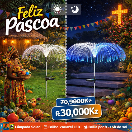 Luzes Solares Mágicas à Prova d Água