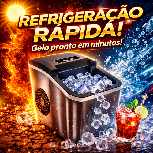 ❄️ Máquina de Gelo Rápida para Casa | Gelo Pronto em Minutos!