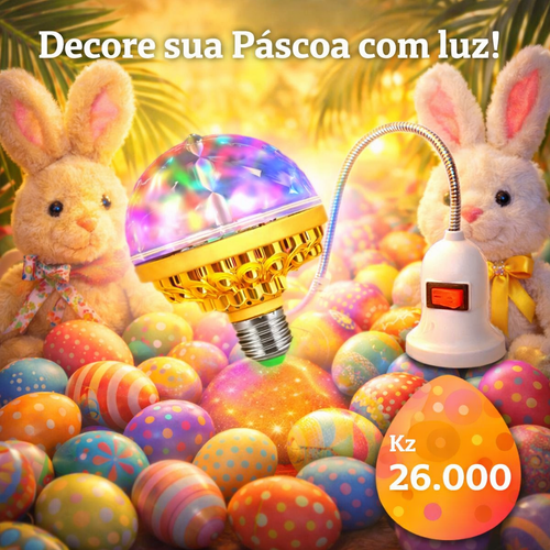Luz Colorida que Encanta Toda a Família na Páscoa