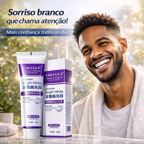 🔥 Clareamento Rápido dos Dentes em 7 Dias | Pasta de Dente Premium com Lisozima
