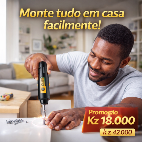 🔧 Chave de Fenda Elétrica Portátil – Reparação Fácil em Segundos!
