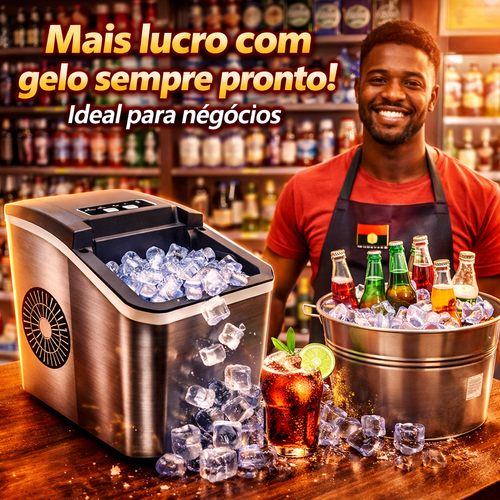 ❄️ Máquina de Gelo Rápida para Casa | Gelo Pronto em Minutos!