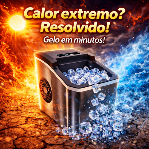 ❄️ Máquina de Gelo Rápida para Casa | Gelo Pronto em Minutos!