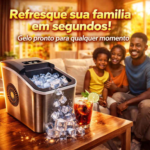 ❄️ Máquina de Gelo Rápida para Casa | Gelo Pronto em Minutos!