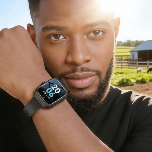 Relógio Inteligente: Tela Clara & Preço Acessível para o Dia a Dia em Angola!