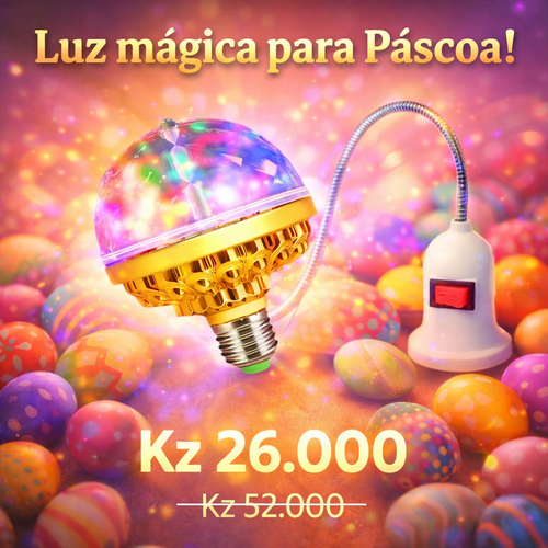 Luz Colorida que Encanta Toda a Família na Páscoa