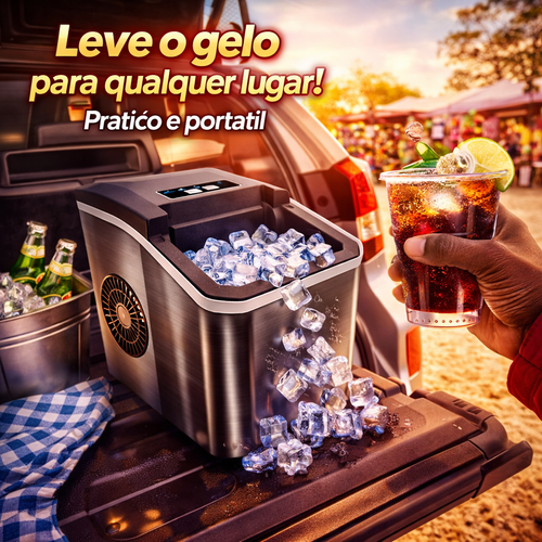 ❄️ Máquina de Gelo Rápida para Casa | Gelo Pronto em Minutos!