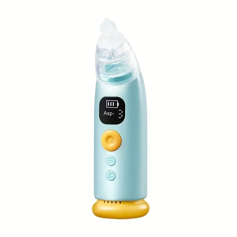 Rechargeable Baby Nasal Aspirator – Adjustable Suction with Soothing Music & Light