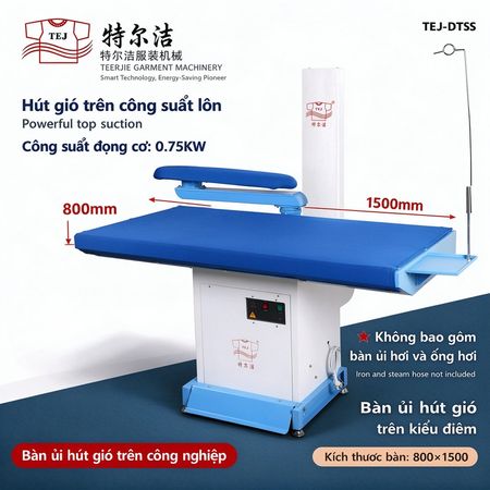TEJ-DTS Bàn ủi hút gió trên kiểu điểm