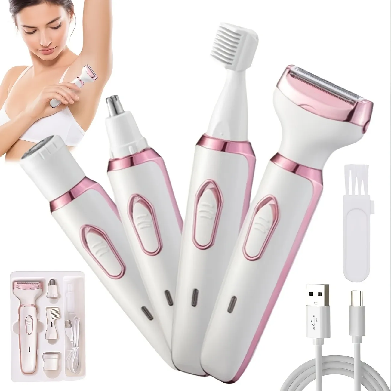 Depiladora multifunções para senhora