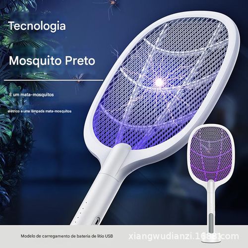 Mosquito elétrico inteligente controlado por luz bate repelente de mosquito UV
