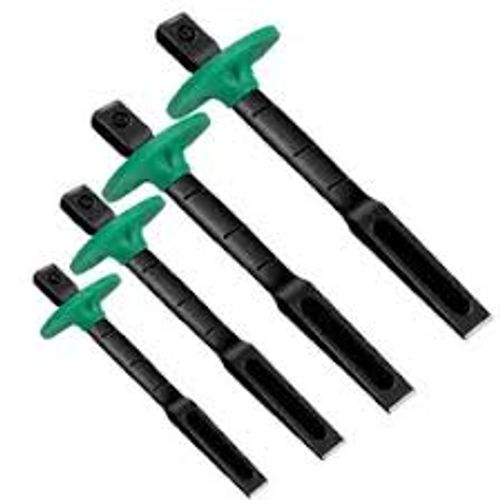 Chrome-vanadium steel masonry chisel – tungsten steel cold chisel for cutting metal and stone – flat-blade manual stone-carvingsplitting tool