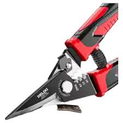 Metal scissors, industrial light steel keel, strong stainless steel special left and right head wire cutters, wire strippers, and wire clamps.