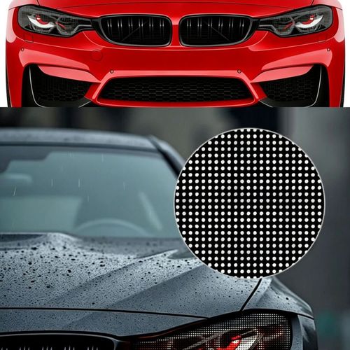 Car mesh devil eye headlight decal, customizable and cool headlight decoration sticker