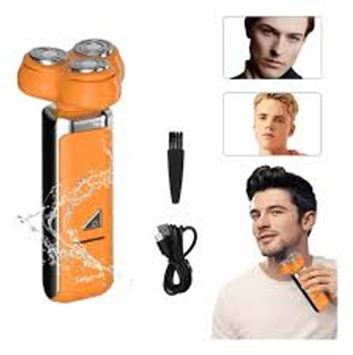 Electric shaver floating three-head shaver stainless steel blade portable shaving gift box for boyfriend shaving