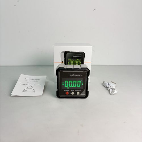 High-Precision Digital Dual-Laser Level and Inclinometer with Angle and Slope Measurement (Compact Mini Size)