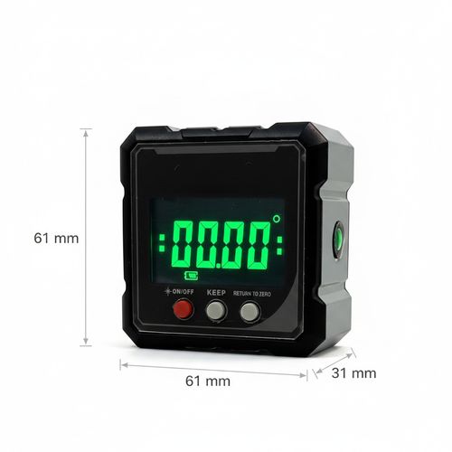 High-Precision Digital Dual-Laser Level and Inclinometer with Angle and Slope Measurement (Compact Mini Size)