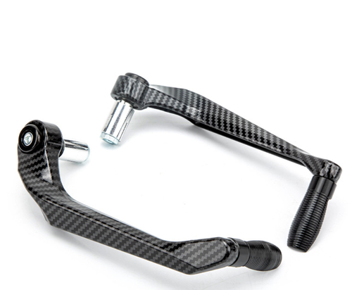 Universal Motorcycle CNC-Machined BrakeClutch Lever Guard with Hydro-Dipped Finish (Crash Protection)
