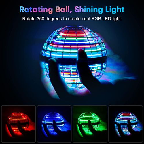 🛸 UFO Magic Flying Ball! Toss it gently and watch it circle back to you—featuring dazzling, colorful lights and mind-blowing, high-tech levitation! ✨
