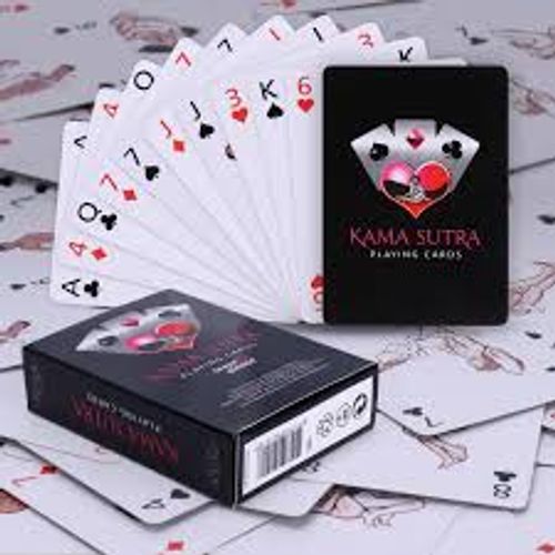 Date Night Wild Themed Playing Cards 54 Unique Cards, Romantic Couples Card Games--Clear Print Illustration Poker Deck for Couples Anniversaries Holidays Boyfriend Bachelor Party Game Pranks Gag Gift