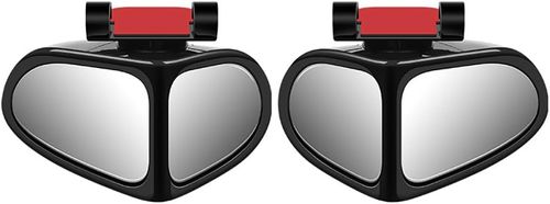 Automotive Blind-Spot Auxiliary Mirrors – 360° Adjustable, Ultra-Clear Wide-Angle Glass Mirrors for Reversing and Enhanced Visibility