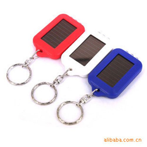 Portable Solar-Charging Keychain Flashlight – High-Brightness Mini LED Light for Home Use