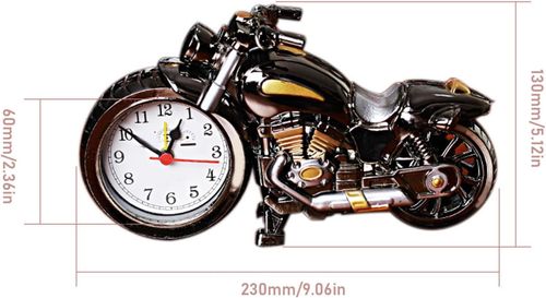 New-style motorcycle alarm clock – a trendy, unique, and creative bedside clock, perfect for students and home decor.