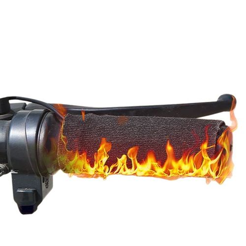USB Heated Motorcycle Handlebar Grips, 3-Level Temperature Control, Electric Hand Warmers for Motorcycles, Electric Bikes & Scooters