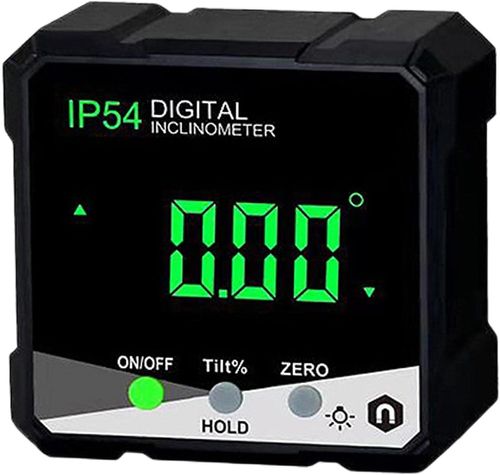 High-Precision Digital Dual-Laser Level and Inclinometer with Angle and Slope Measurement (Compact Mini Size)