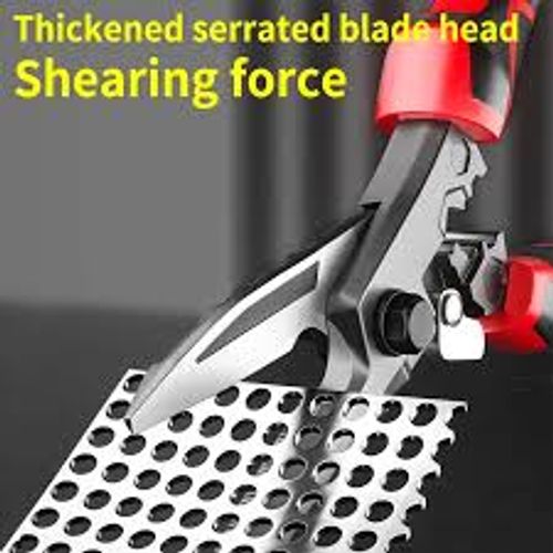 Metal scissors, industrial light steel keel, strong stainless steel special left and right head wire cutters, wire strippers, and wire clamps.
