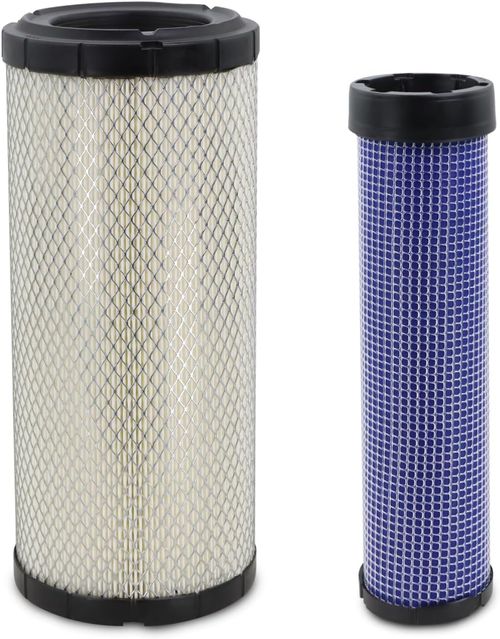 59800-26110 3A111-19130 Air Filter Kit Fit for Kubota Skid Steer Loader SSV65 SSV75 SVL75 SVL75-2 SVL75C SVL75C-2 Replaces  P827653 P829332
