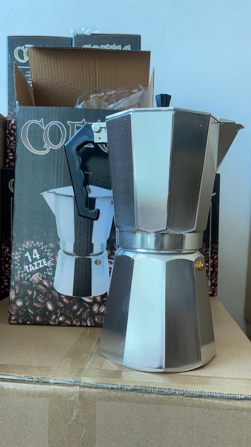 Stovetop Moka Pot Coffee Maker – Italian Style Espresso Maker for Rich Homemade Coffee