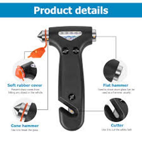 Best-selling 2-in-1 safety hammer: multifunctional car emergency escape tool and window breaker