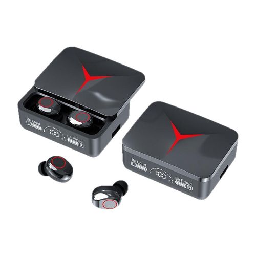 New M90 TWS Bluetooth Earbuds – True Wireless, In-Ear, Sports-Style, Featuring a Stylish Sliding-Cover Case and Digital Display
