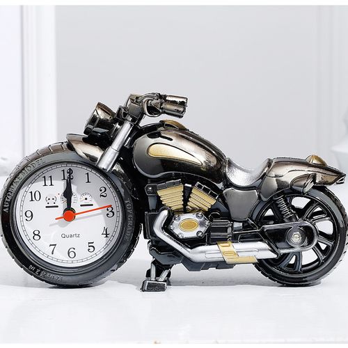 New-style motorcycle alarm clock – a trendy, unique, and creative bedside clock, perfect for students and home decor.